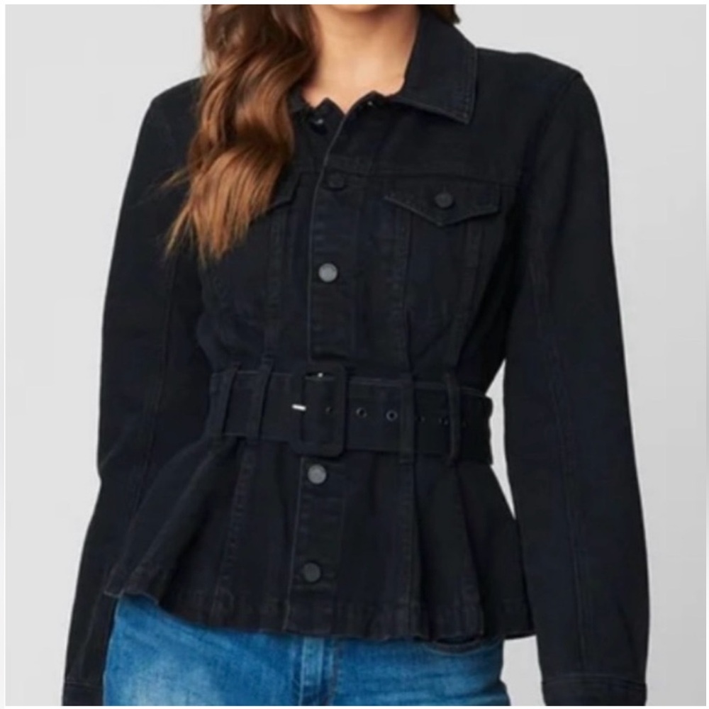 Blank NYC Black Denim Jacket